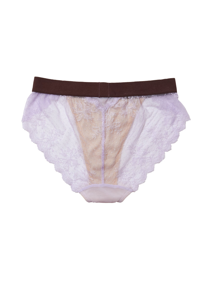 Lace combi shorts