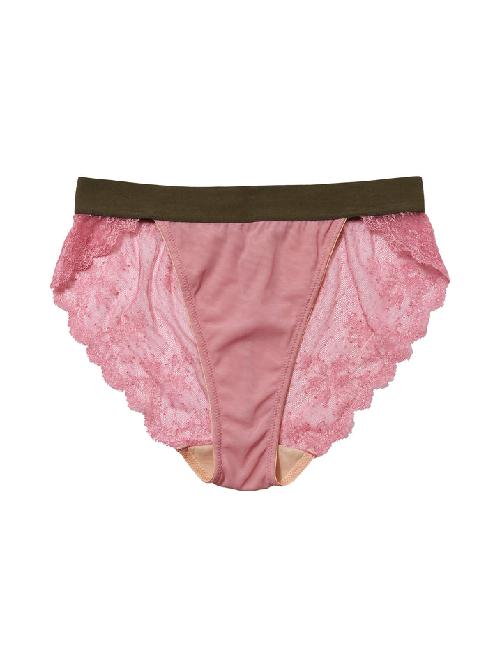 Lace combi shorts